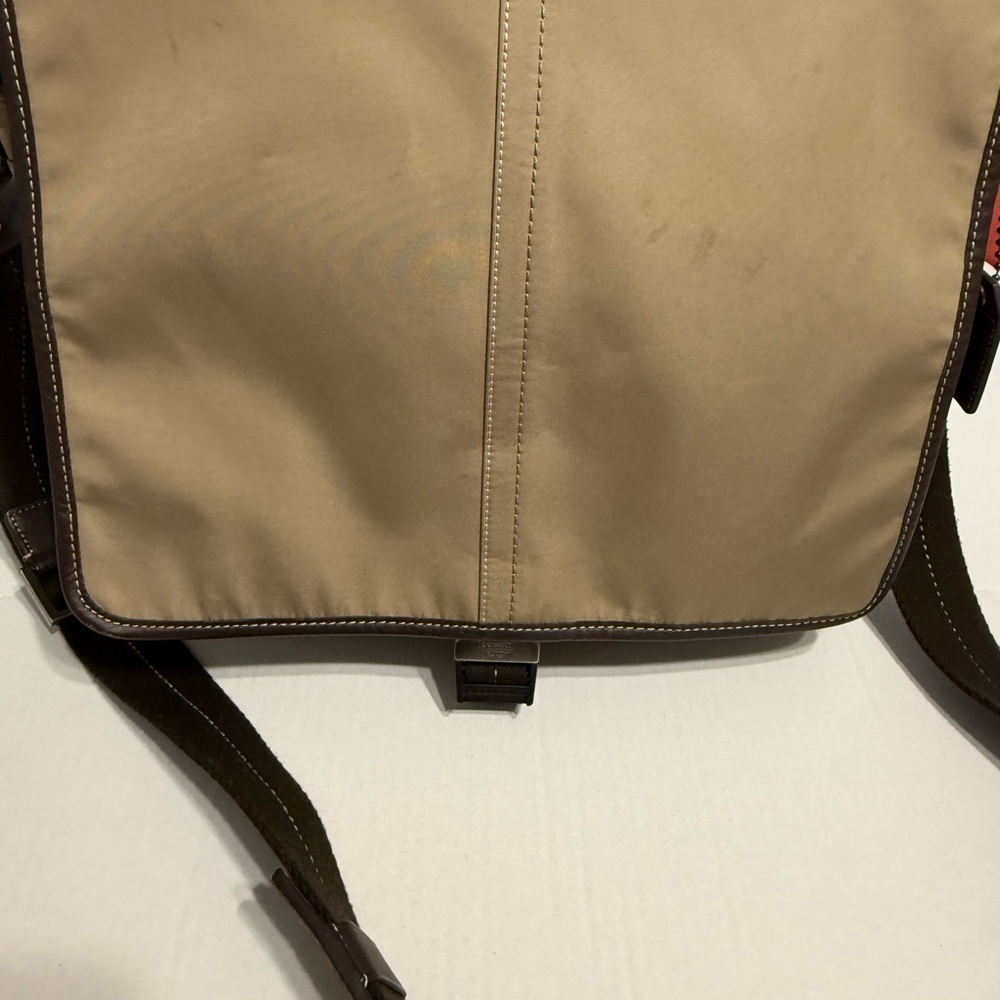 Coach Tan and Brown Backpack